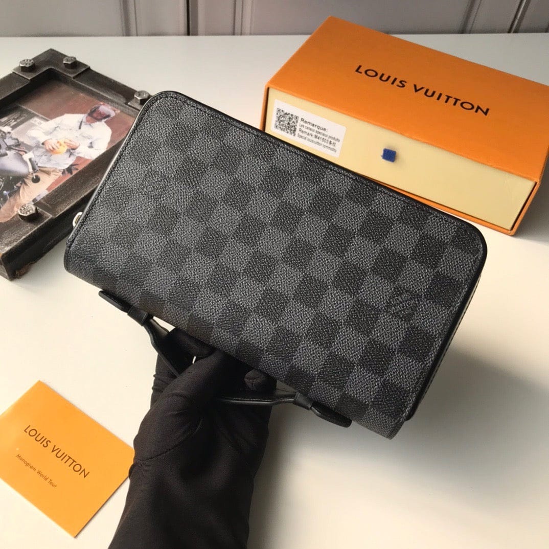 Tunde Store Leather Louis Vuitton Monogram Wallet