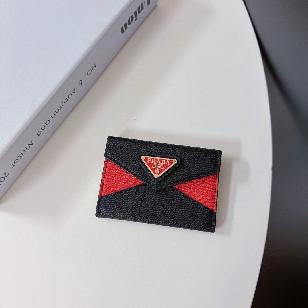 Tunde Store Leather Prada Card Holder Wallet