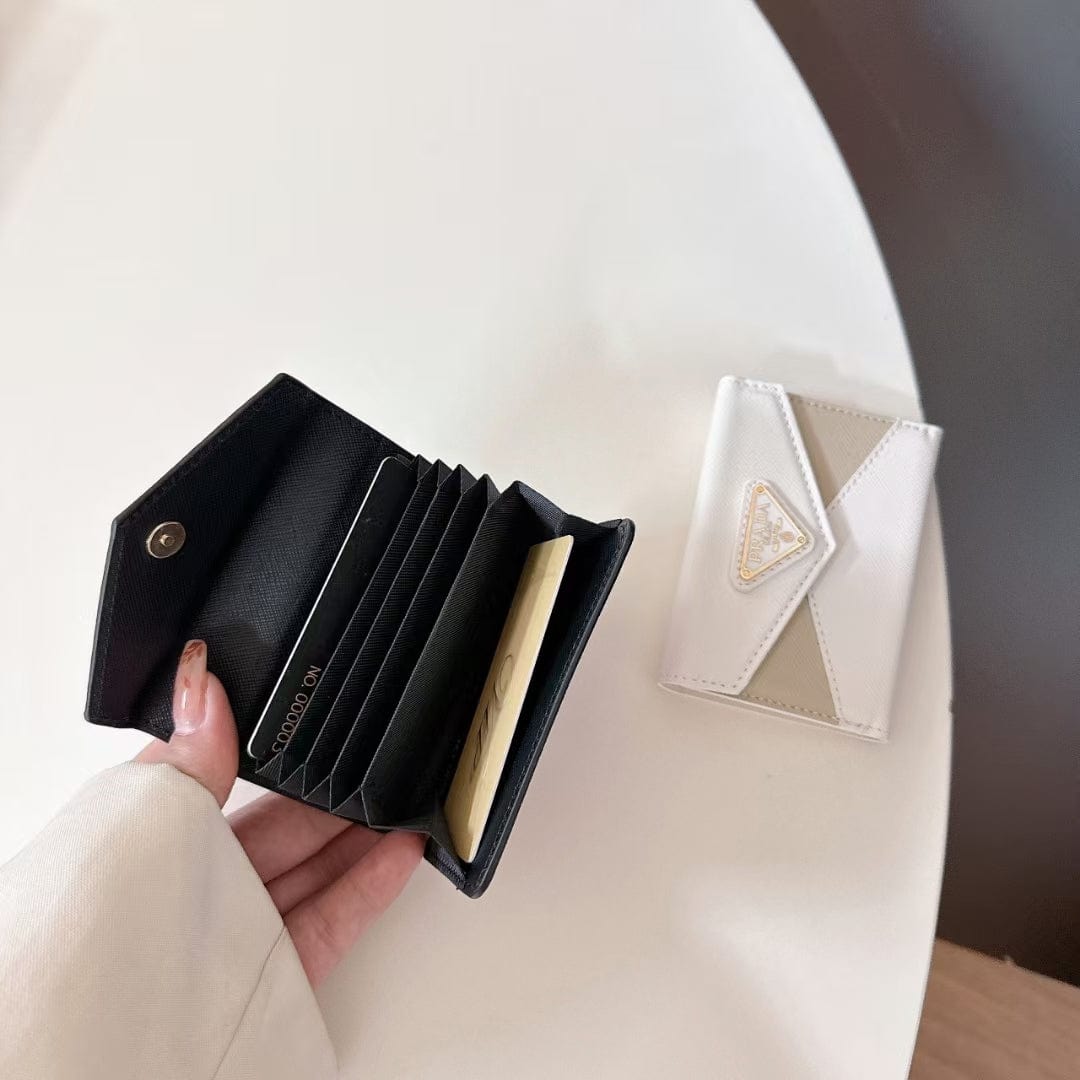 Tunde Store Leather Prada Card Holder Wallet