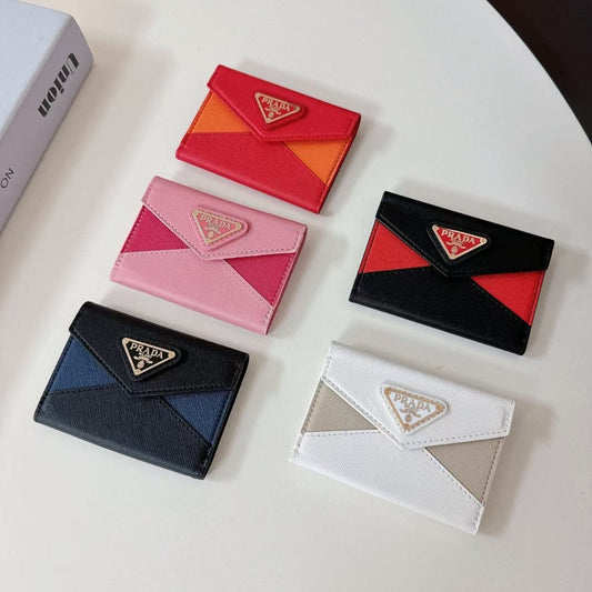 Tunde Store Leather Prada Card Holder Wallet