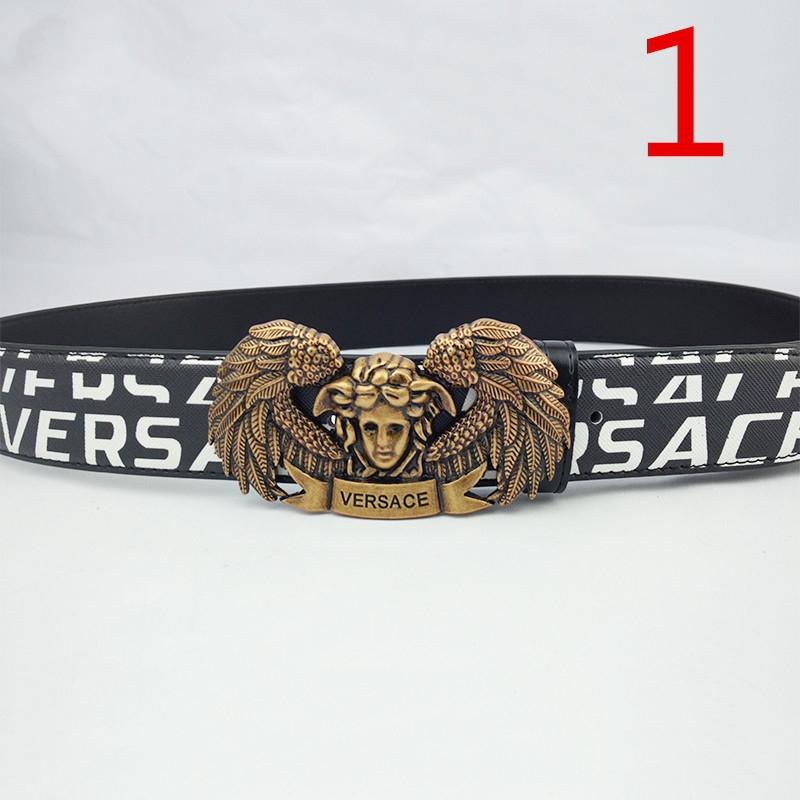 Tunde Store Leather Versace Belt For Men Available in Black and Red