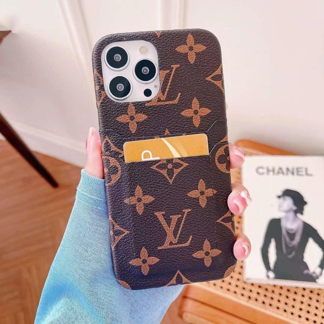 Tunde Store Louis Vuitton And Gucci Double Card Holder iPhone Case
