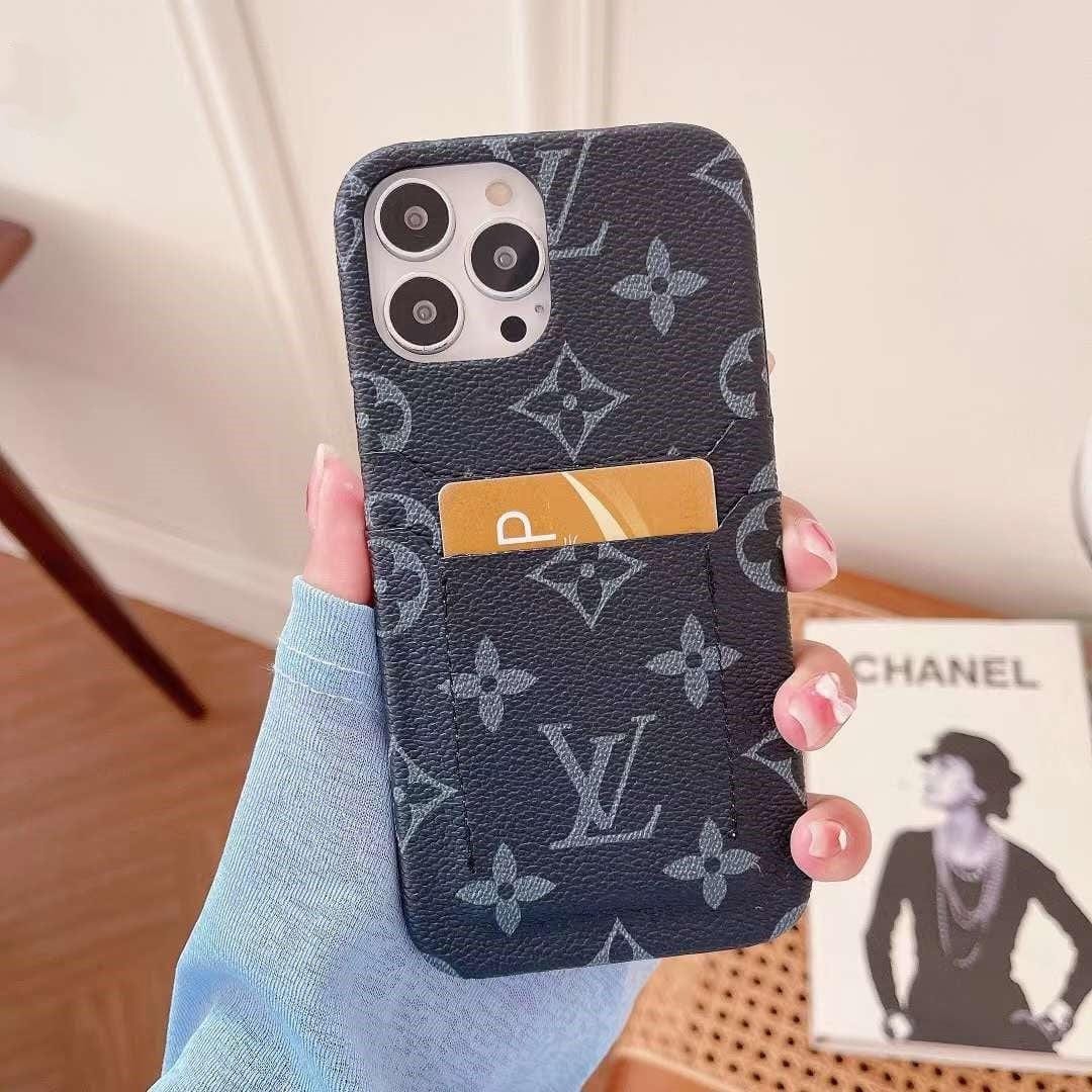 Tunde Store Louis Vuitton And Gucci Double Card Holder iPhone Case