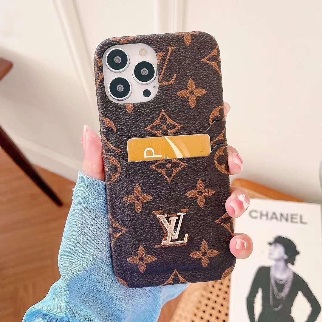 Tunde Store Louis Vuitton And Gucci Double Card Holder iPhone Case