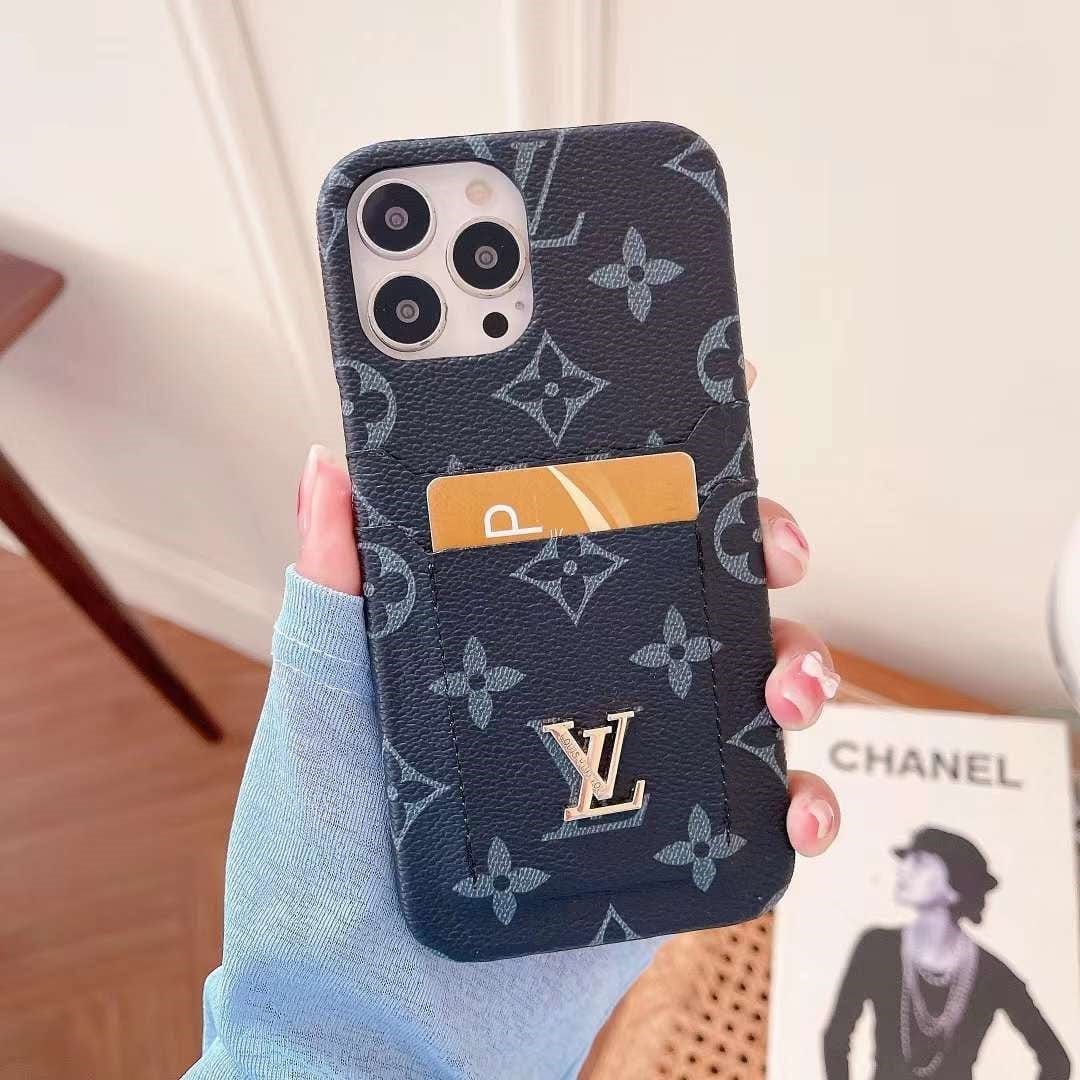 Tunde Store Louis Vuitton And Gucci Double Card Holder iPhone Case