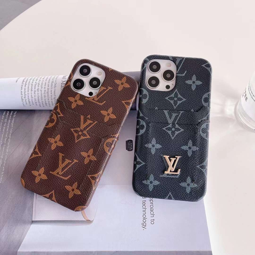 Tunde Store Louis Vuitton And Gucci Double Card Holder iPhone Case
