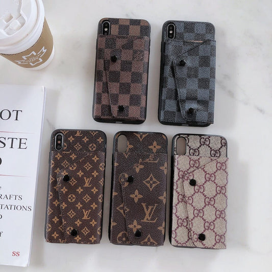 Tunde Store Louis Vuitton and Gucci iPhone Cases with Integrated Wallet