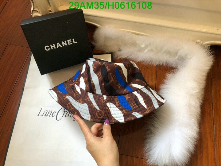 Tunde Store Louis Vuitton Brown Monogram Cowhide Bucket Hat