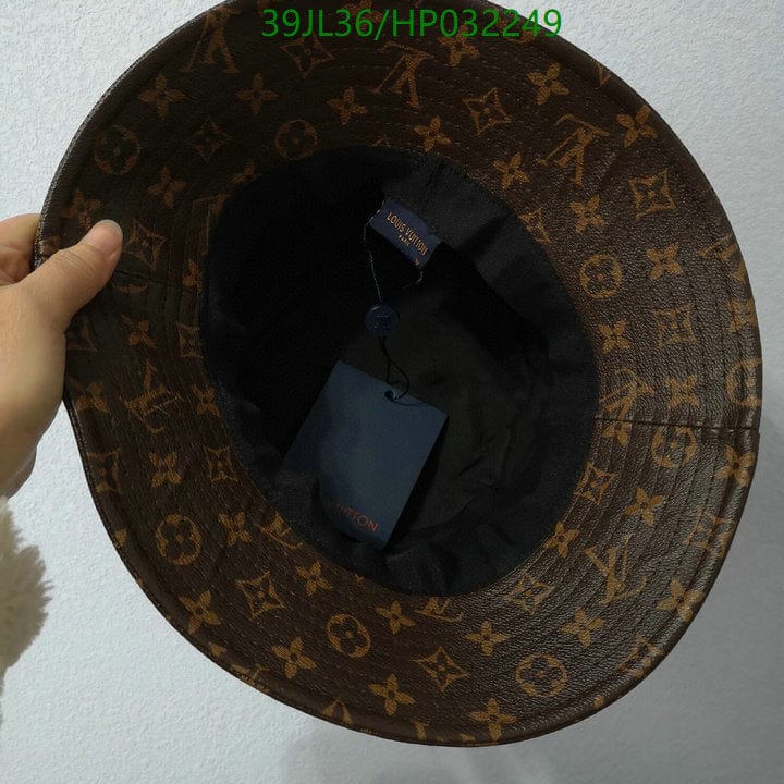 Tunde Store Louis Vuitton Brown Monogram Leather Bucket Hat