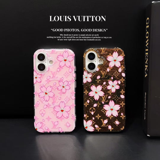 Tunde Store Louis Vuitton Cherry Blossom Monogram iPhone Case