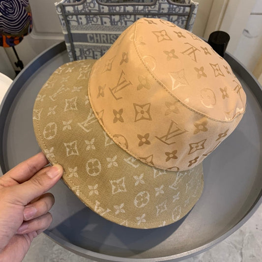 Tunde Store Louis Vuitton Classic Beige Monogram Bucket Hat