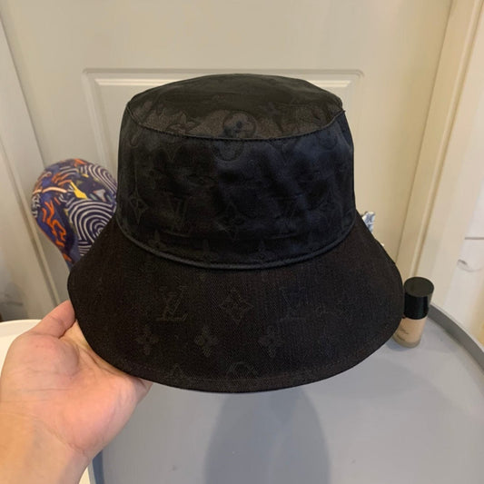 Tunde Store Louis Vuitton Classic Black Monogram Bucket Hat