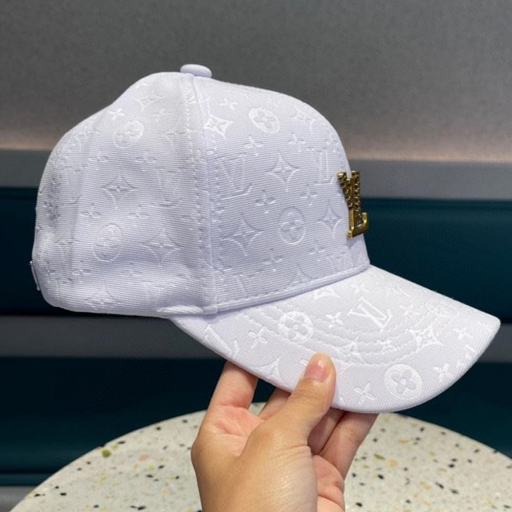 Tunde Store Louis Vuitton Classic White Monogram Cap for Men | Men Cap's