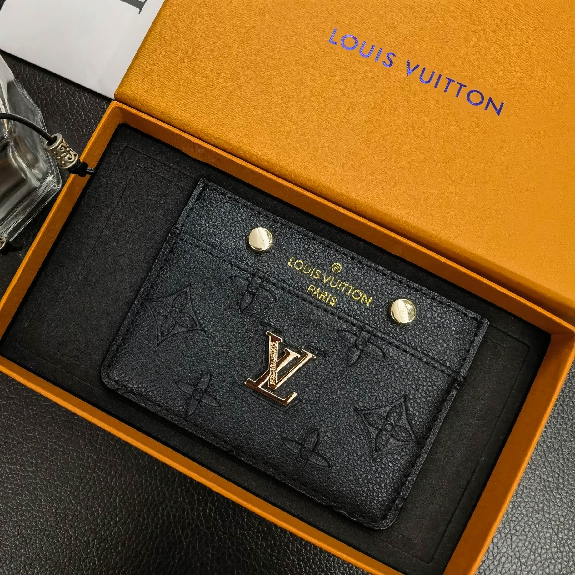 Tunde Store Louis Vuitton Colorful Leather Card Holder Wallet