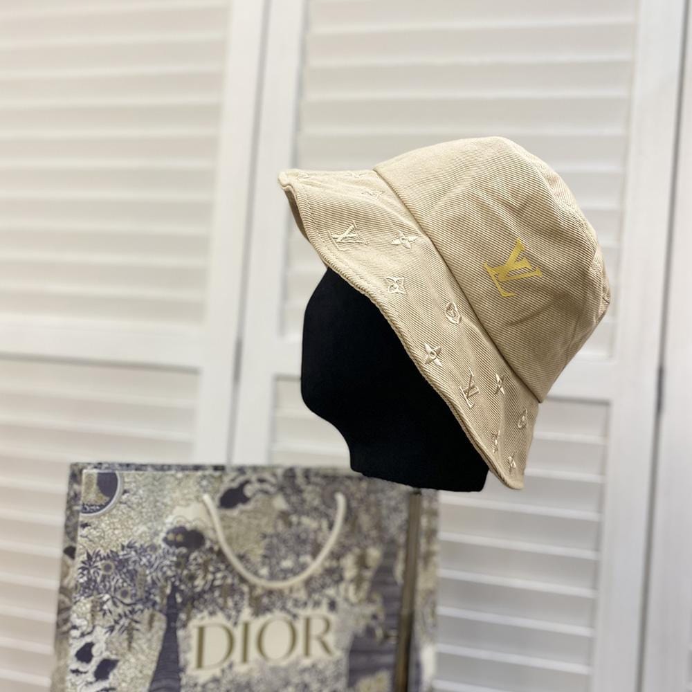 Tunde Store Louis Vuitton Cream Bucket Hat for Women | Women Bucket Hat