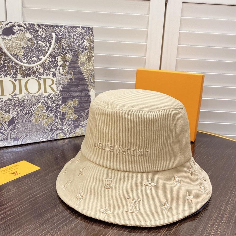 Tunde Store Louis Vuitton Cream Bucket Hat for Women | Women Bucket Hat