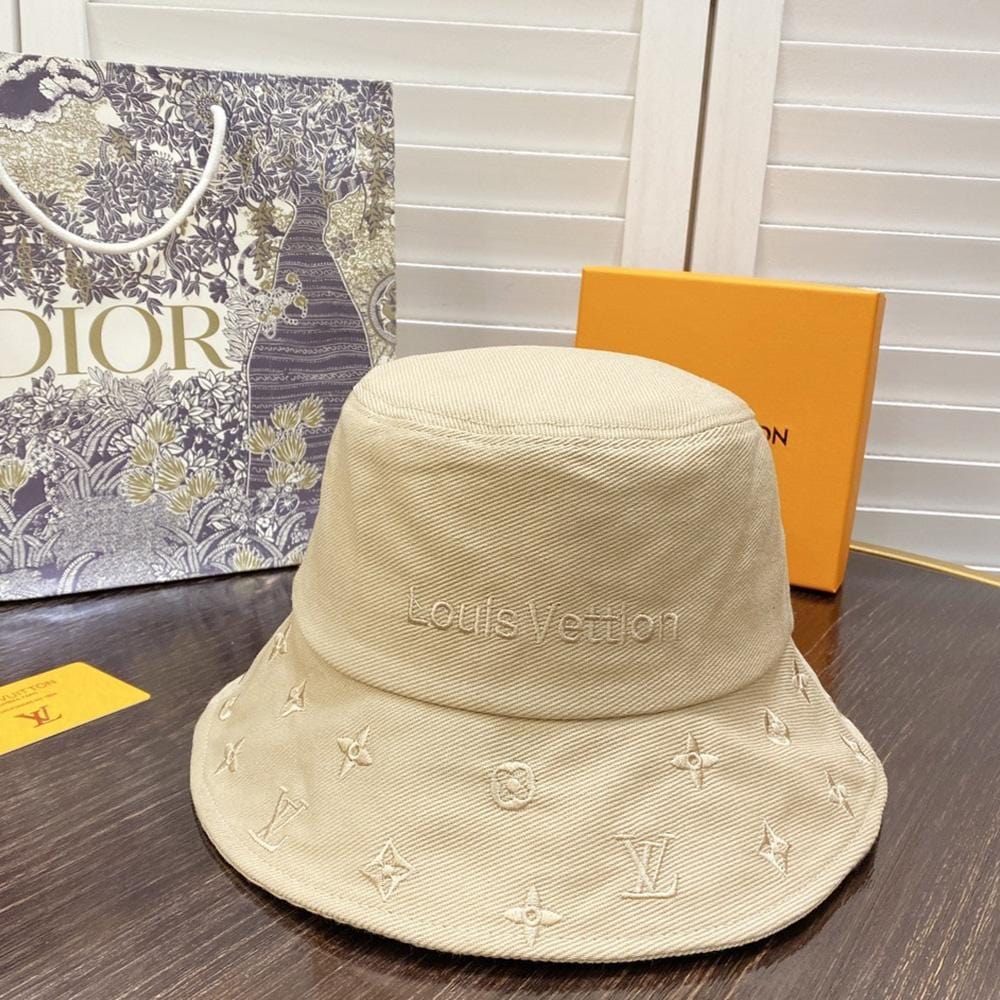Tunde Store Louis Vuitton Cream Bucket Hat for Women | Women Bucket Hat