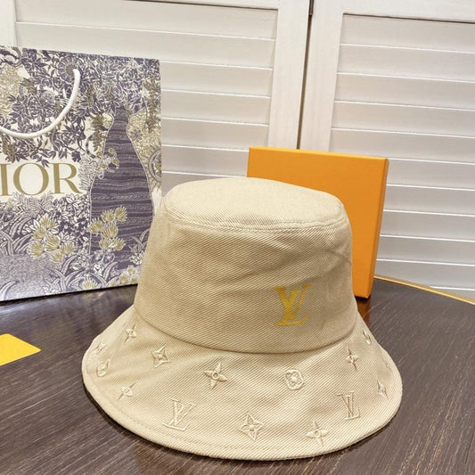 Tunde Store Louis Vuitton Cream Bucket Hat for Women | Women Bucket Hat