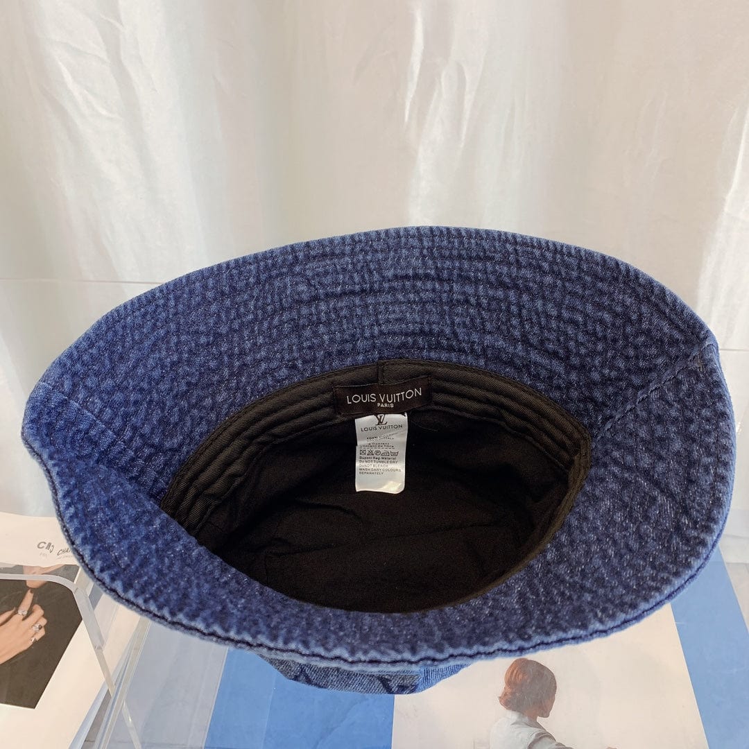 Tunde Store Louis Vuitton Denim Monogram Bucket Hat