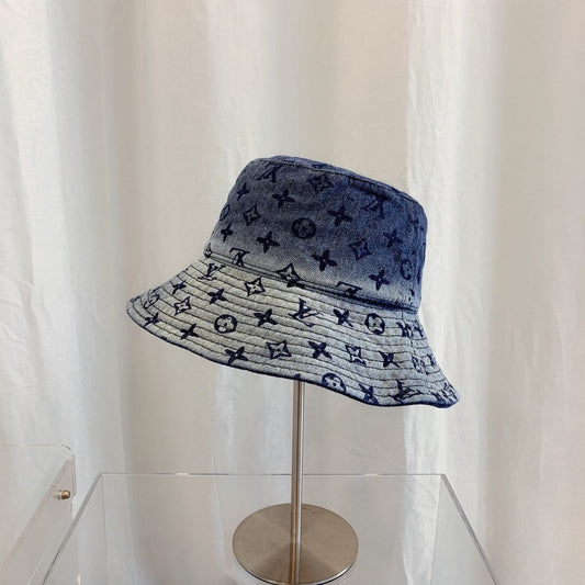 Tunde Store Louis Vuitton Denim Monogram Bucket Hat