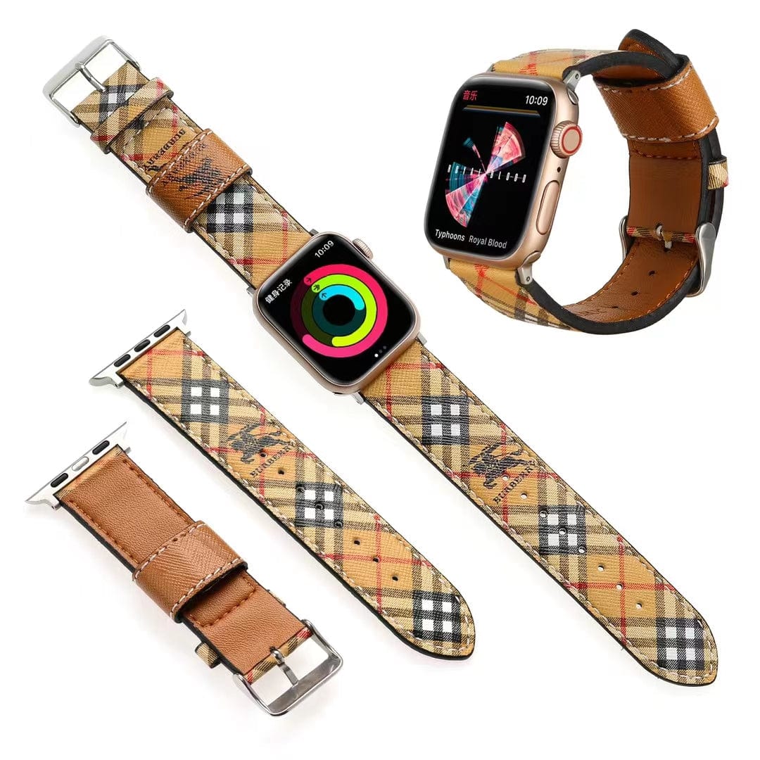 Tunde Store Louis Vuitton Durable Leather Watch Band 38/40/41/42/44/45/49 mm