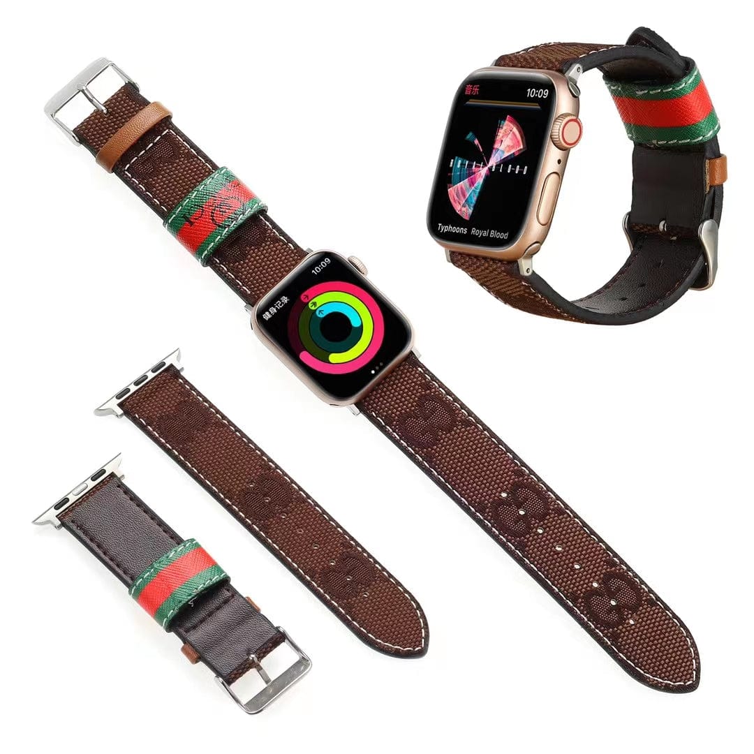 Tunde Store Louis Vuitton Durable Leather Watch Band 38/40/41/42/44/45/49 mm