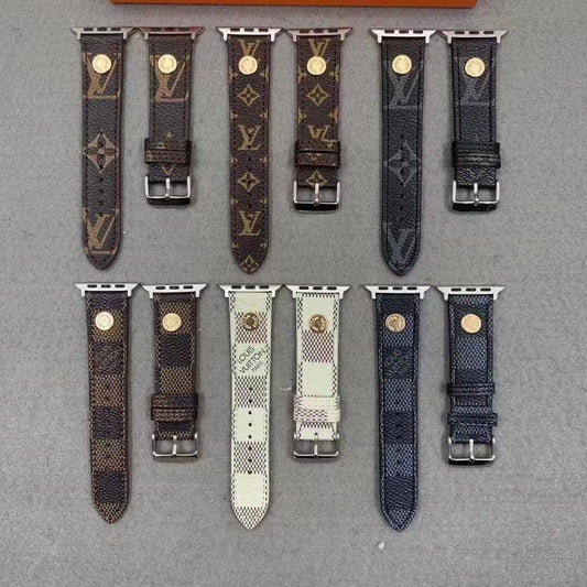 Tunde Store Louis Vuitton Elegant Leather Watch Band 38/40/41/42/44/45/49 mm