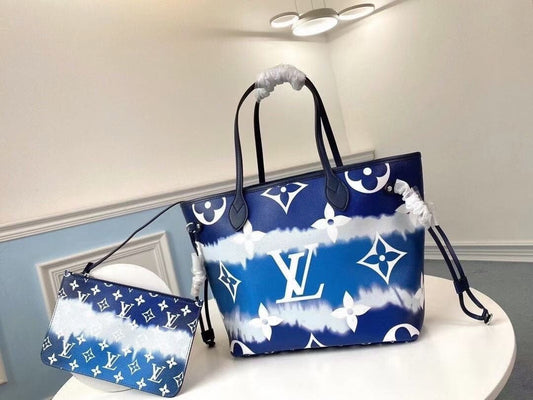 Tunde Store Louis Vuitton Escale Neverfull Mm Tote Bag for women