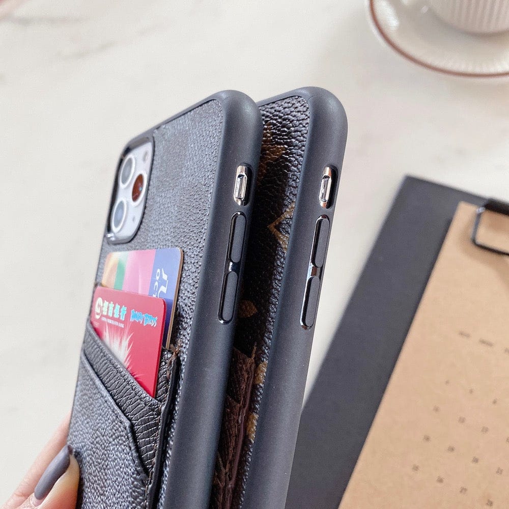 Tunde Store Louis Vuitton & Gucci iPhone Case Collection - Famous Patterns with Integrated Wallet