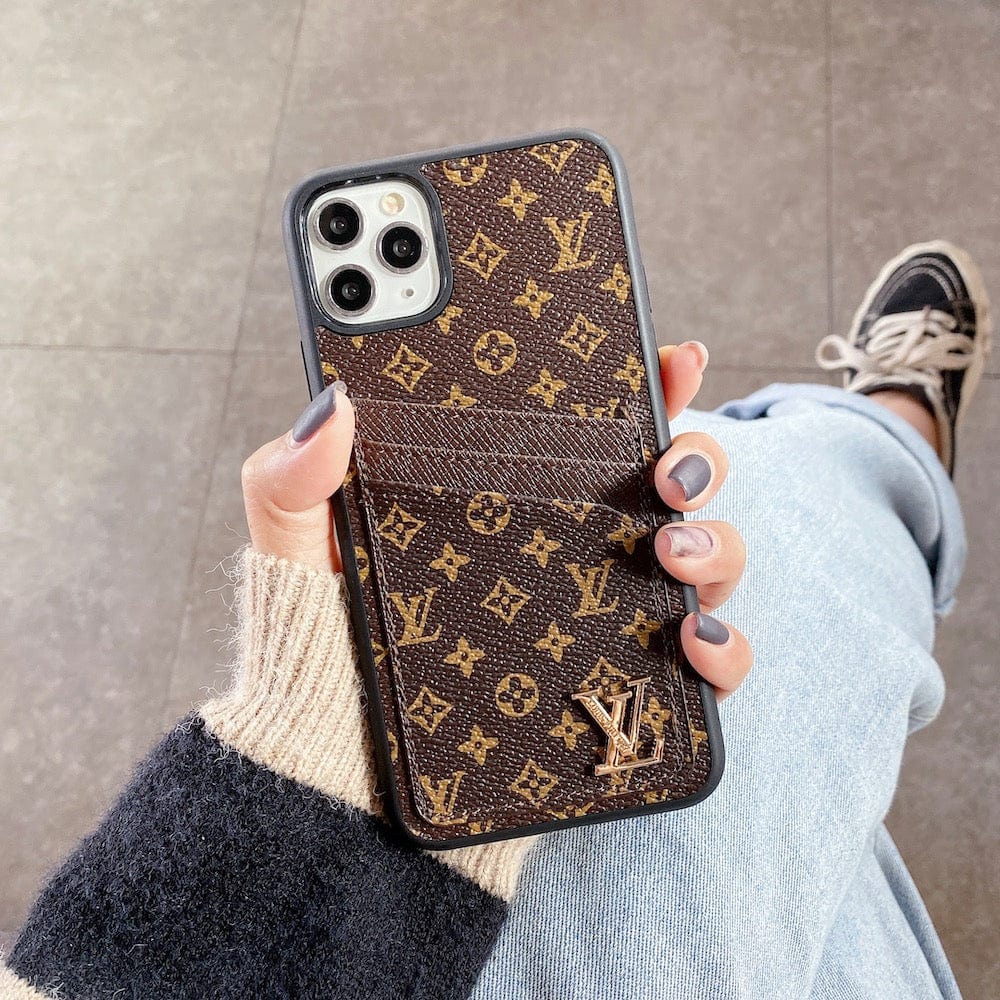 Tunde Store Louis Vuitton & Gucci iPhone Case Collection - Famous Patterns with Integrated Wallet