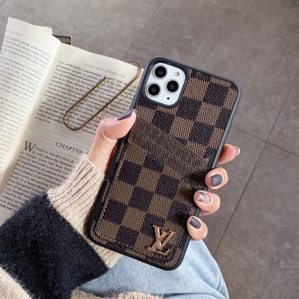 Tunde Store Louis Vuitton & Gucci iPhone Case Collection - Famous Patterns with Integrated Wallet