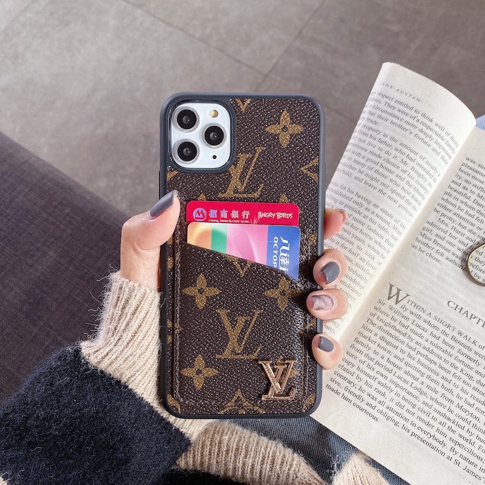 Tunde Store Louis Vuitton & Gucci iPhone Case Collection - Famous Patterns with Integrated Wallet