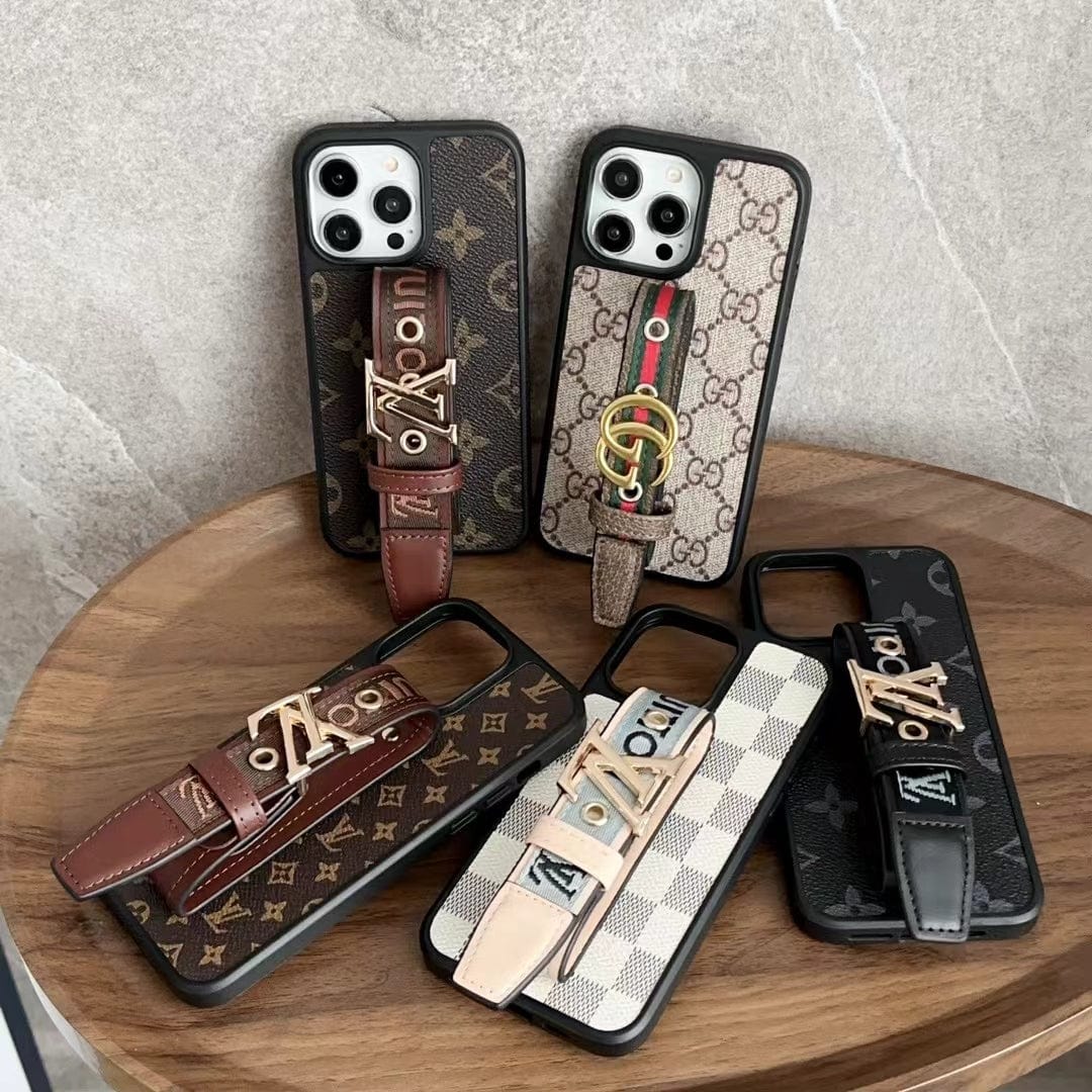 Tunde Store Louis Vuitton & Gucci with Handle Designer iPhone Cases