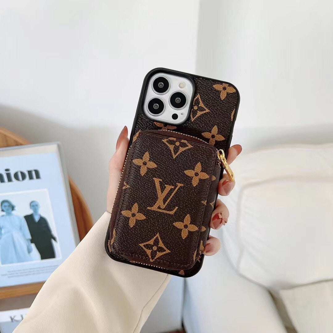 Tunde Store Louis Vuitton iPhone 14 Wallet Case | iPhone 14 Back Pocket Case