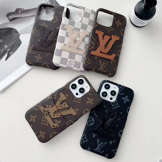 Tunde Store Louis Vuitton iPhone 15 Card Holder Case | Embrace Practical Elegance