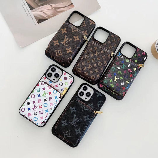 Tunde Store Louis Vuitton iPhone 15 Wallet Case | iPhone 15 Back Pocket Case