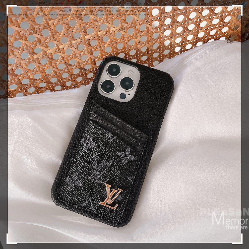 Tunde Store Louis Vuitton iPhone Cases with Extra Pouch - Timeless Luxury