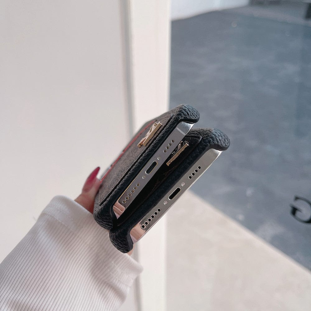 Tunde Store Louis Vuitton iPhone Cases with Extra Pouch - Timeless Luxury
