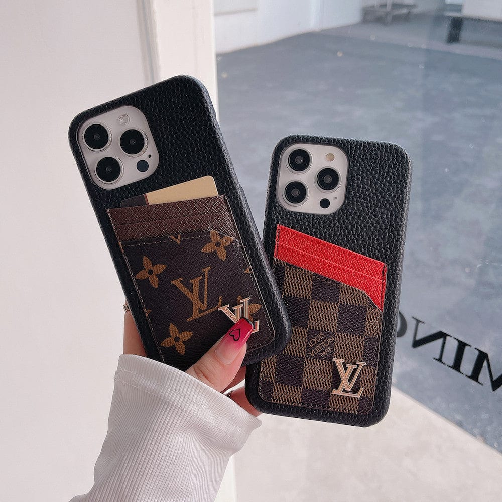 Tunde Store Louis Vuitton iPhone Cases with Extra Pouch - Timeless Luxury