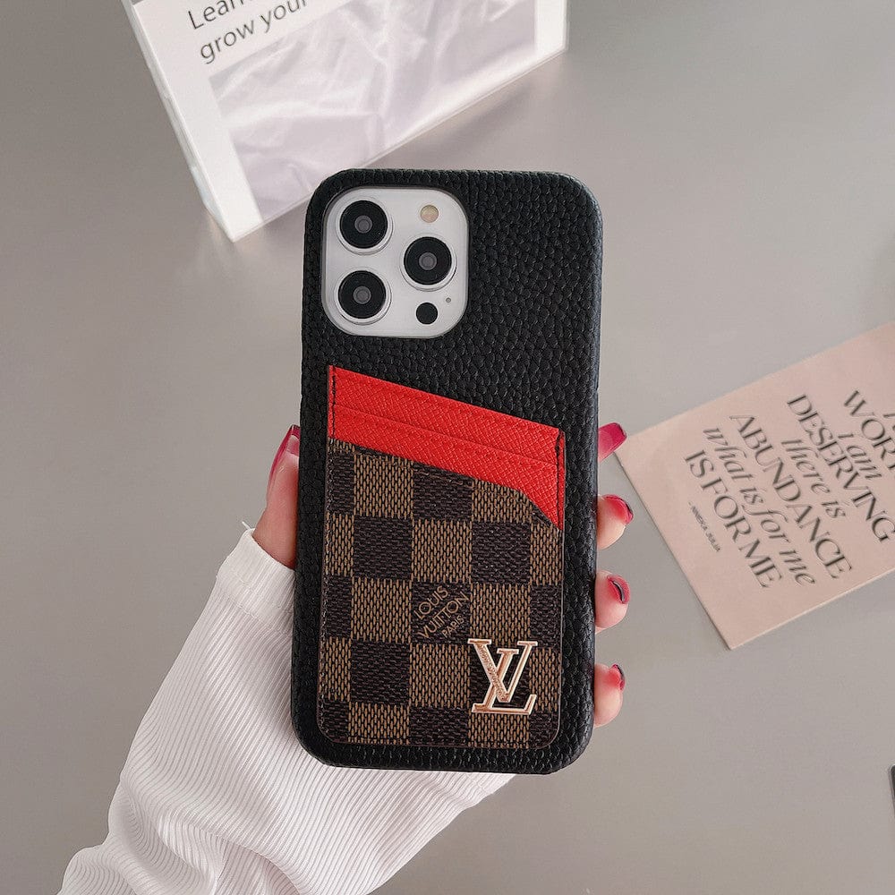Tunde Store Louis Vuitton iPhone Cases with Extra Pouch - Timeless Luxury