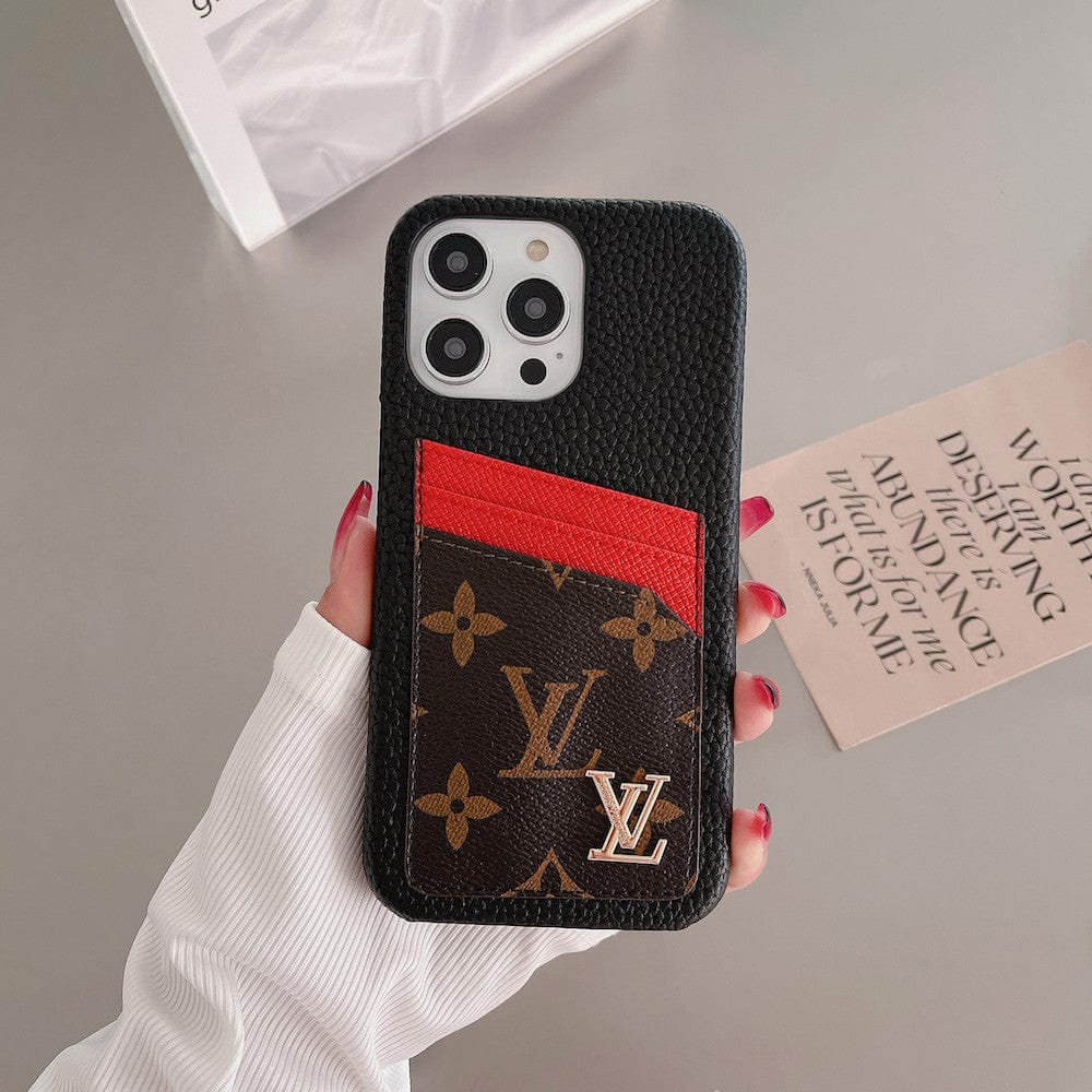 Tunde Store Louis Vuitton iPhone Cases with Extra Pouch - Timeless Luxury