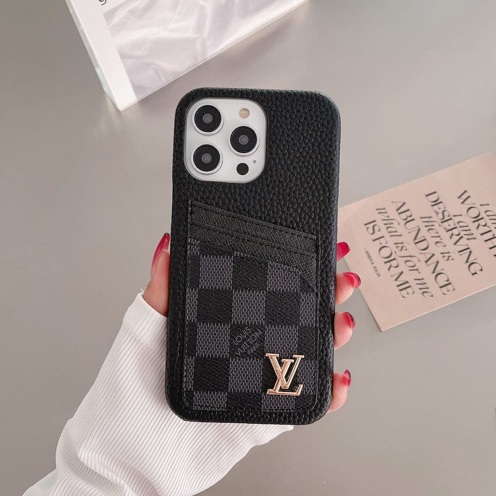 Tunde Store Louis Vuitton iPhone Cases with Extra Pouch - Timeless Luxury