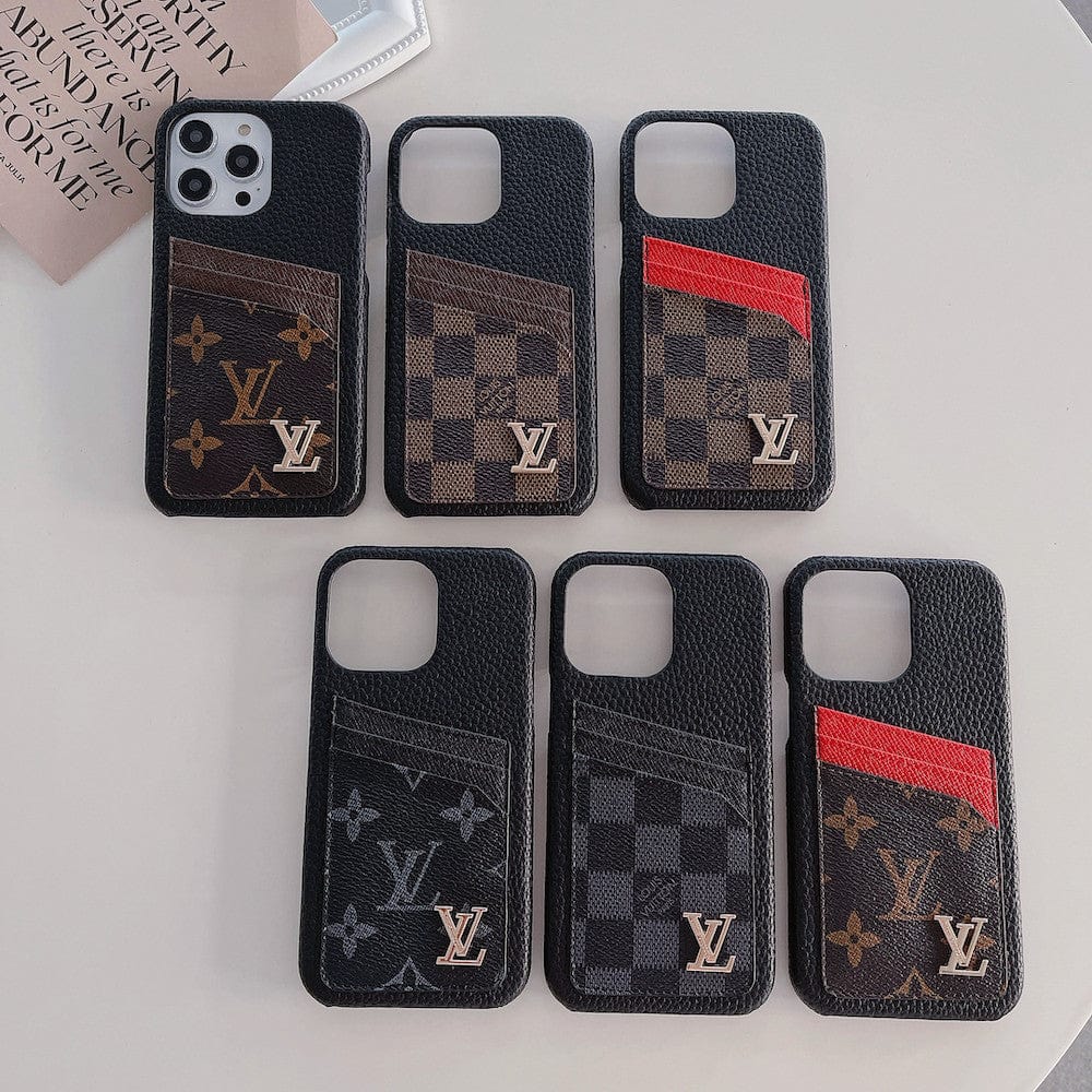 Tunde Store Louis Vuitton iPhone Cases with Extra Pouch - Timeless Luxury