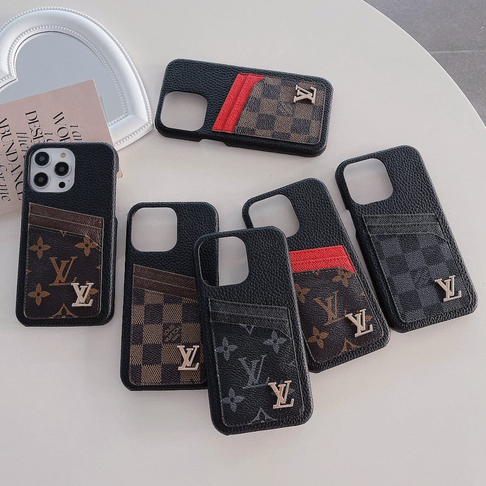 Tunde Store Louis Vuitton iPhone Cases with Extra Pouch - Timeless Luxury