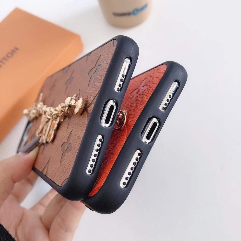Tunde Store Louis Vuitton Leather iPhone 13 to 15 Cases