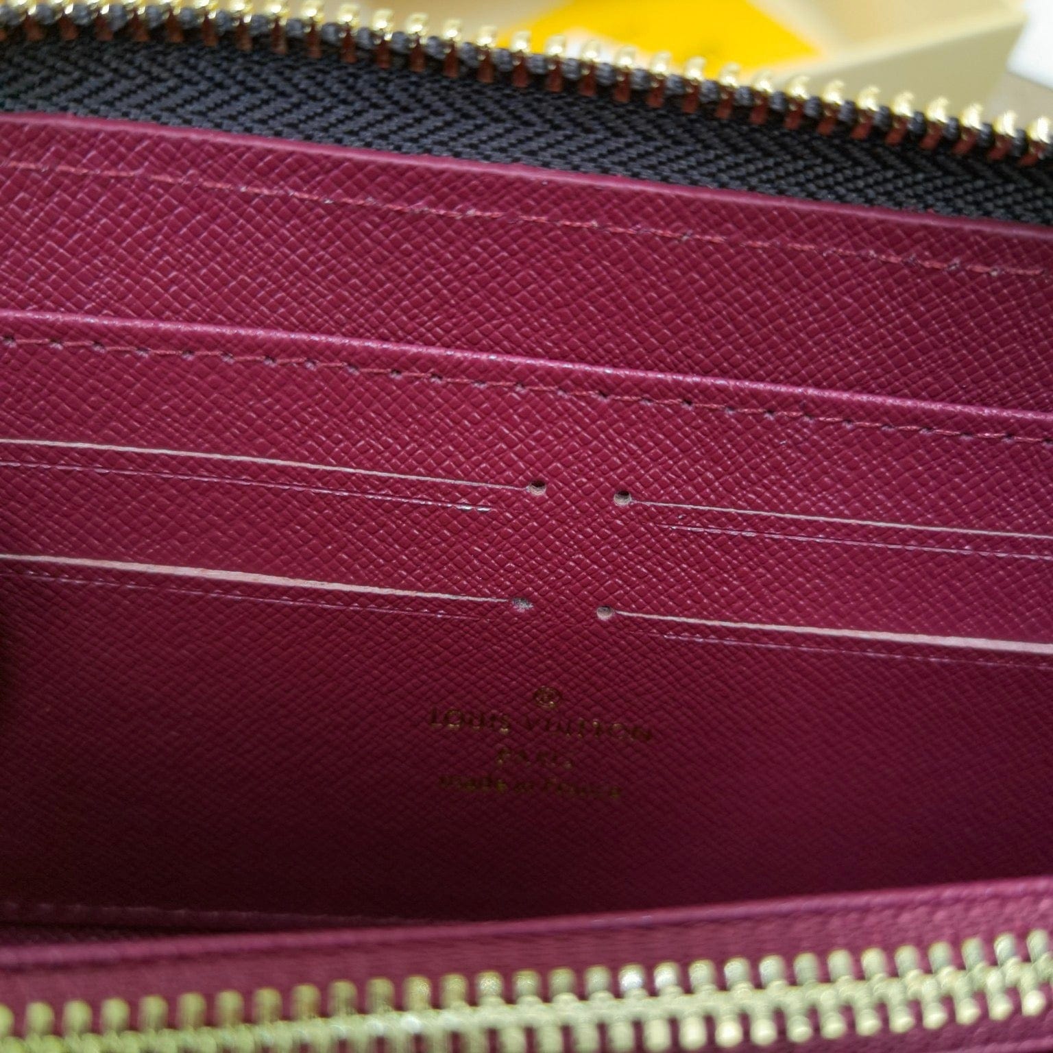 Tunde Store Louis Vuitton Leather Zipper Wallet