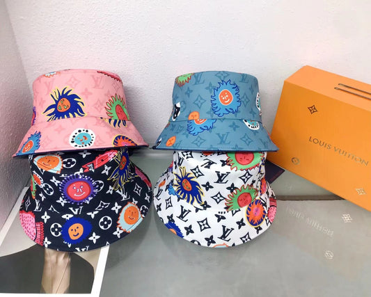 Tunde Store Louis Vuitton Louis Vuitton x YK  Reversible Faces Bucket Hat Collection
