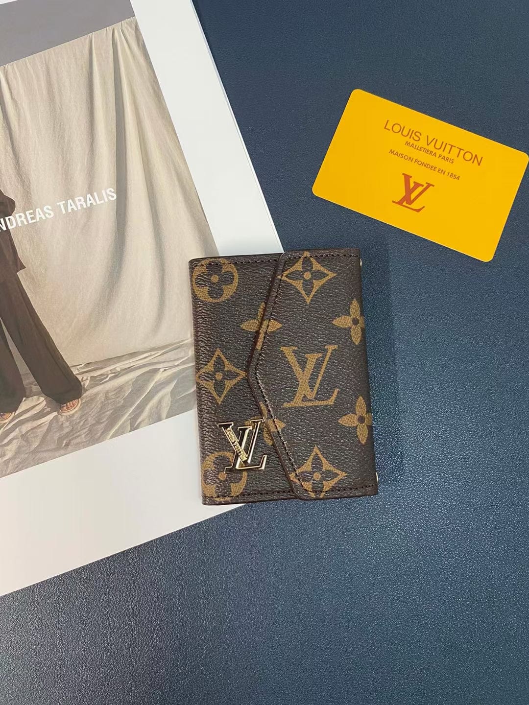 Tunde Store Louis Vuitton Monogram and Checkered Credit Card Holders wallet with LV Logo