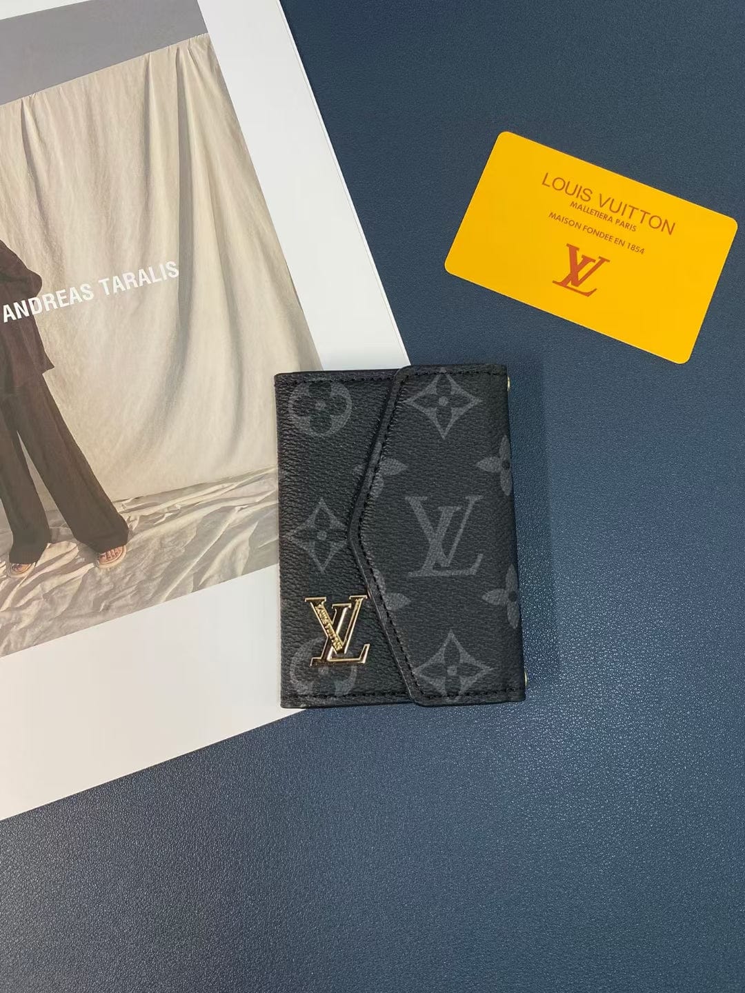 Tunde Store Louis Vuitton Monogram and Checkered Credit Card Holders wallet with LV Logo