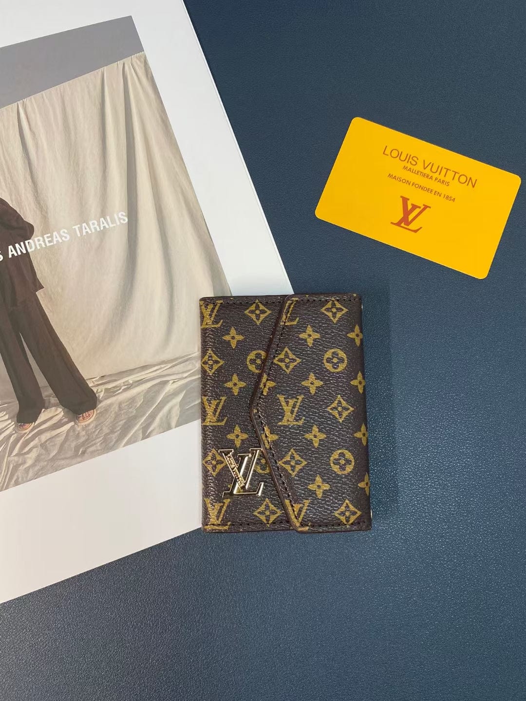Tunde Store Louis Vuitton Monogram and Checkered Credit Card Holders wallet with LV Logo